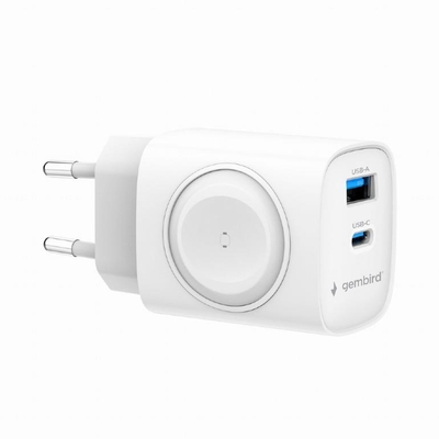 Product Φορτιστής Πρίζας Gembird 2In1 20W 2Port Ta-Uc-Pdqcw20-01-W base image