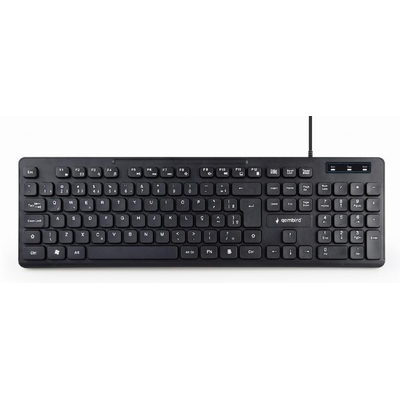 Product Πληκτρολόγιο Ενσύρματο Gembird Multimedia Usb Eng Black Kb-Mch-04 base image
