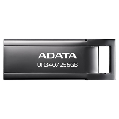 Product USB Flash 256G Adata USB3.2 Black Aroy-Ur340-256GBk base image