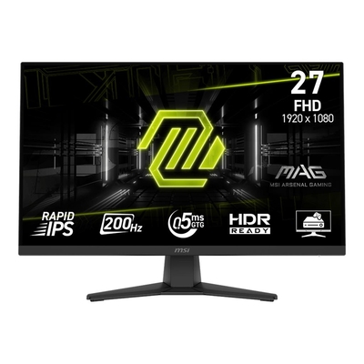 Product Monitor 27" MSI Mag 272F / Gaming / IPS / 1920X1080 / 200Hz / 0. Black / Mag272F base image