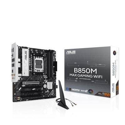 Product Motherboard Asus Amd B850 / Sam5 / Micro-Atx / DDR5 B850Mmaxgamingwifi base image