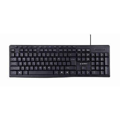 Product Πληκτρολόγιο Ενσύρματο Gembird Multimedia Usb Eng Black Kb-Um-107 base image