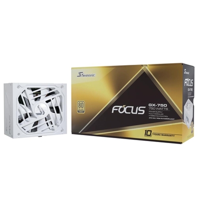 Product Τροφοδοτικό 750W Seasonic Focus Gx White Atx 3 (2024) / 80 Plus Gold / White base image