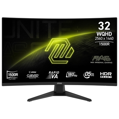 Product Monitor 31.5" MSI Mag 321Cqf E18 / Gaming/Curved / VA / 2560X1440 / 180 Hz / 0. Mag321Cqfe18 base image