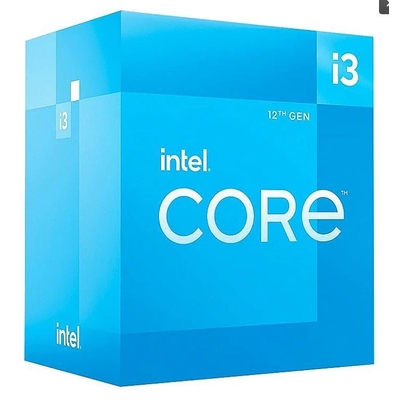 Product CPU Intel Core I3 / I3-12100 / Alder Lake / Cores 4 / 12Mb / Bx8071512100Srl62 base image