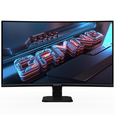 Product Monitor 27" Gigabyte Gs27Fc Gaming Curved VA 1920X1080 16:9 180Hz Matte Tilt Black base image