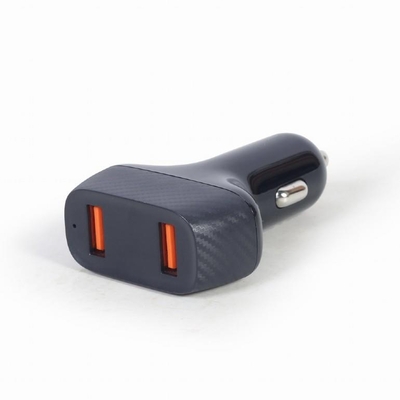 Product Φορτιστής Αυτοκινήτου Gembird 2Port/Qc3.0 Ta-U2Qc3-Car-01 base image