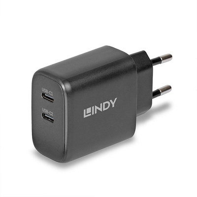 Product Φορτιστής Πρίζας Lindy 65W/73438 base image