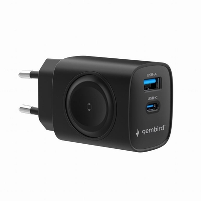 Product Φορτιστής Πρίζας Gembird 2In1 20W 2Port Ta-Uc-Pdqcw20-01-Bk base image