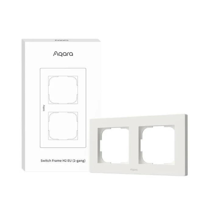 Smart Switch Aqara Frame H2 (2-Gang)/White Fe-X01D-W