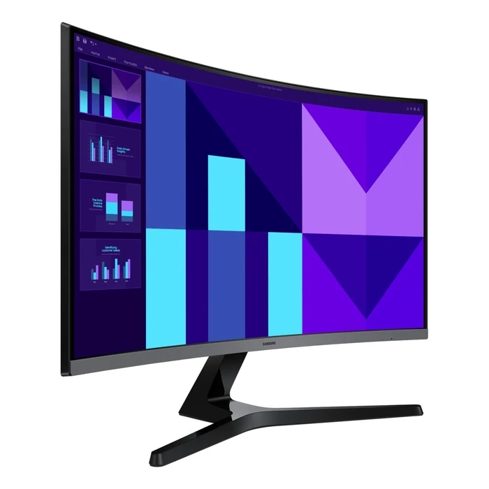 Monitor 27" Samsung Ls27D390Gauxen / Business / Curved / VA / 1920X1080 / 100Hz / 4 Ms