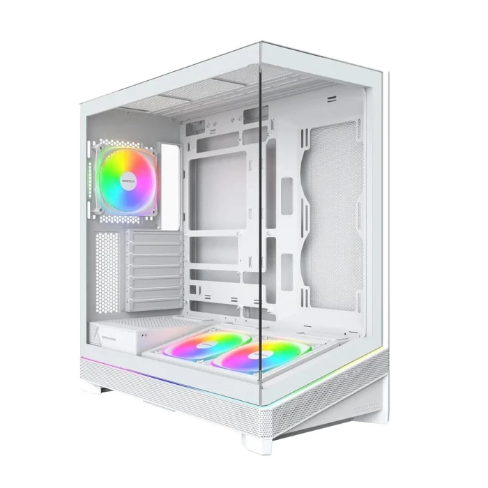 Montech Sky 3 Gaming Midi Tower Κουτί Υπολογιστή με Πλαϊνό Παράθυρο - Λευκό (SKY 3 (W))