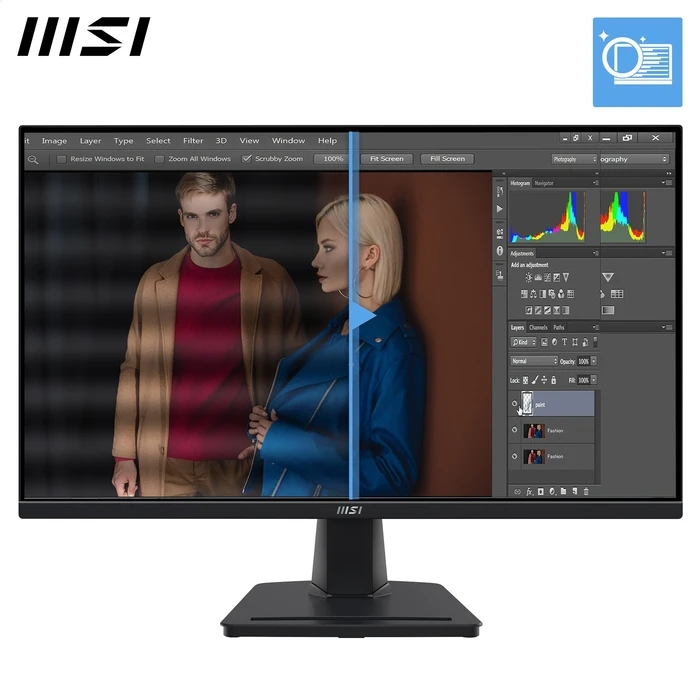 Monitor 23.8" MSI Pro Mp245G / Business / IPS / 1920X1080 / 100 Hz / Speakers / Promp245G