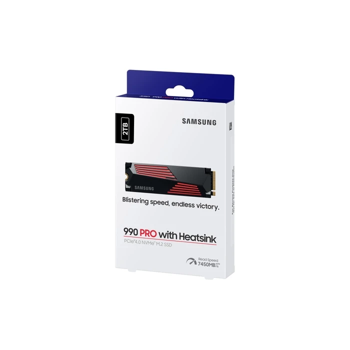 Σκληρός Δίσκος m.2 SSD 2TB Samsung 990 Pro With Heatsink Pcie Nvme Tbw Mtbf Mz-V9P2T0Gw