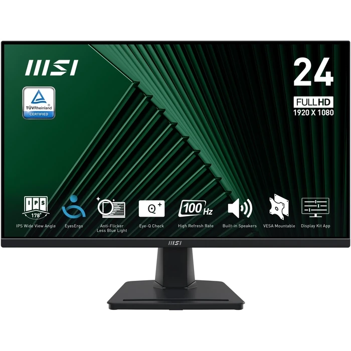 Monitor 23.8" MSI Pro Mp245G / Business / IPS / 1920X1080 / 100 Hz / Speakers / Promp245G