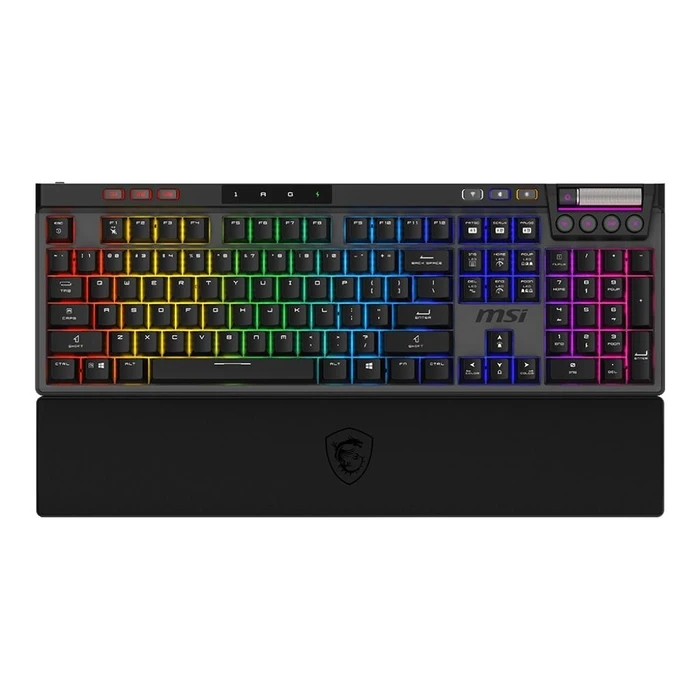 Gaming Πληκτρολόγιο Black Us Strike Pro W Silent Us MSI