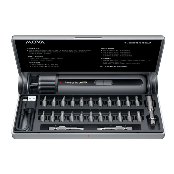 Κατσαβίδι Μπαταρίας Mova Electric 4V 8N Msd008