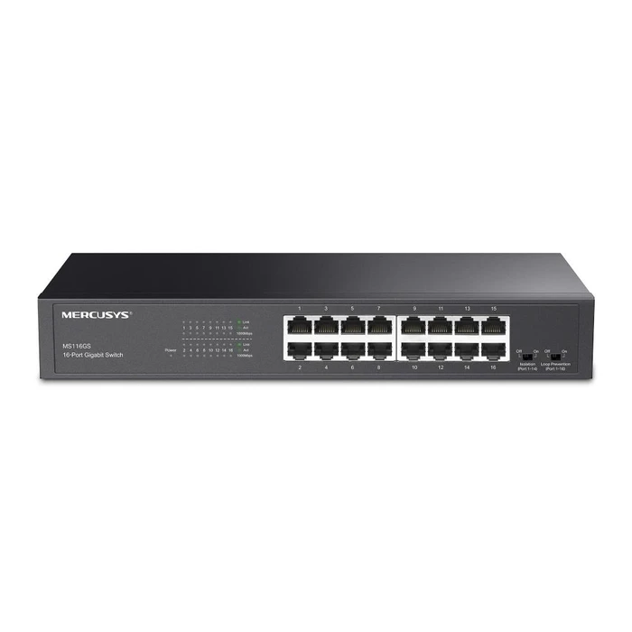 Network Switch Mercusys Ms116Gs / 16X10Base-T / 100Base-Tx / 1000Base-T / Ms116Gs