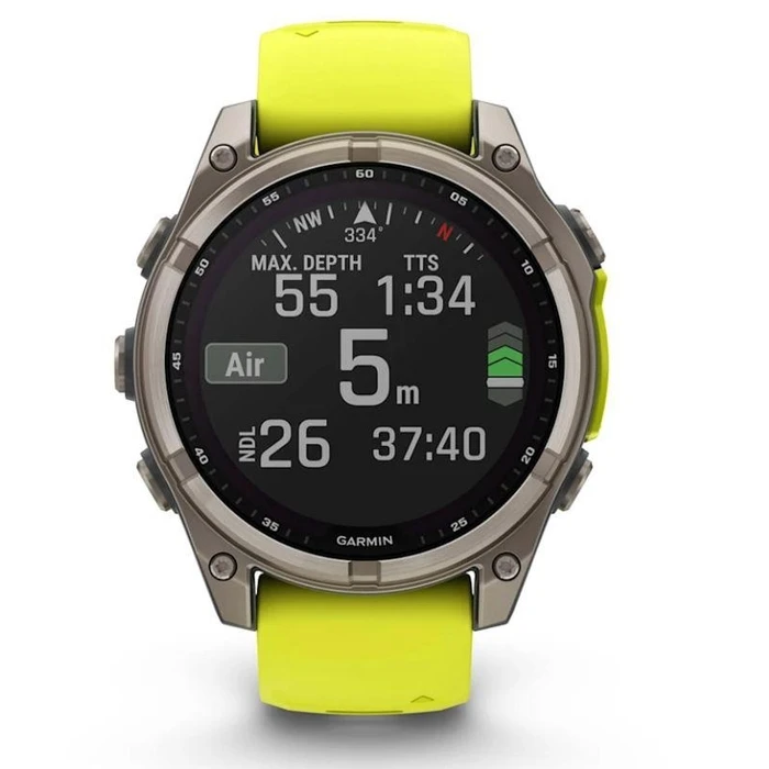 Smartwatch Garmin Fenix 8 Sapp. Solar/Yellow 010-02906-21