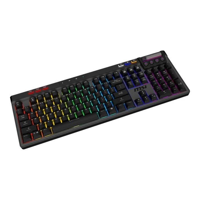 Gaming Πληκτρολόγιο Black Us Strike Pro W Silent Us MSI