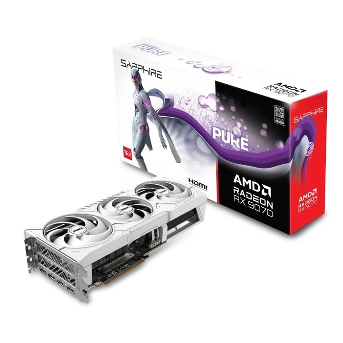 Κάρτα Γραφικών Sapphire / Amd Radeon Rx 9070 16GB Gddr6 256 Bit / Pcie 5.0 16X 11349-02-20G