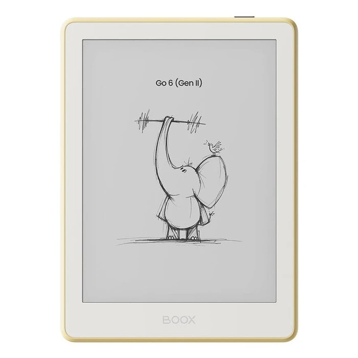 ONYX BOOX Go 6 (Gen II) E-Reader - 6" E Ink, 32 GB, 3 GB RAM, Yellow