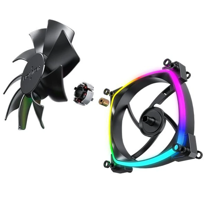 Case Fan 12cm Montech Ax120 Pwm Black Montech