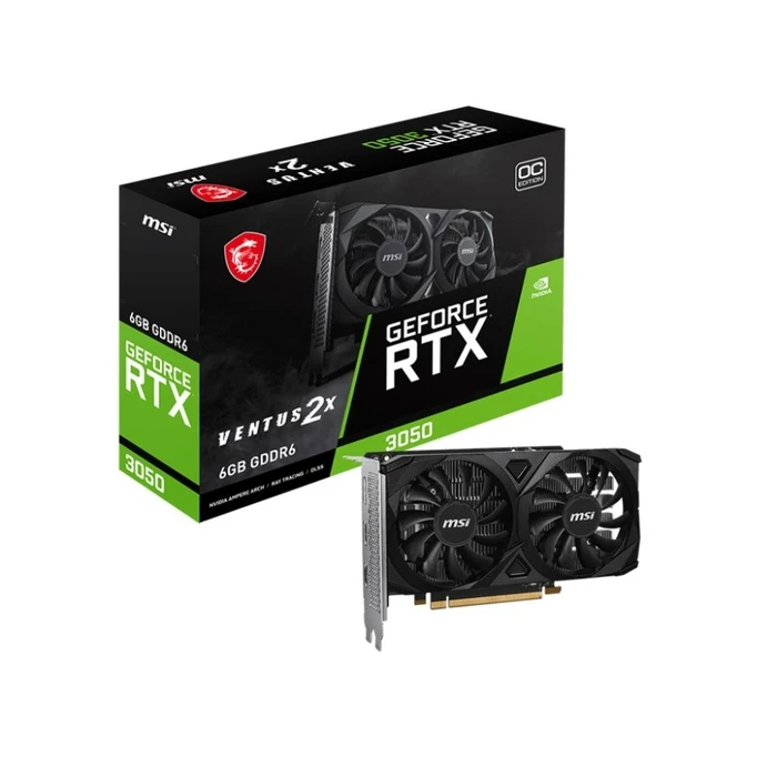 Κάρτα Γραφικών MSI Nvidia Geforce Rtx 3050 6 Gb GDDR6