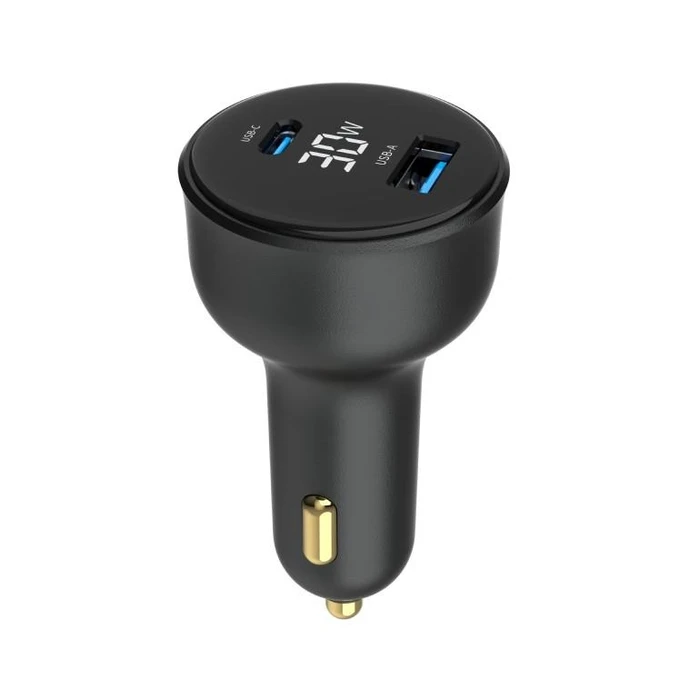 Φορτιστής Αυτοκινήτου Gembird USB 2Port/Ta-Uc-Ac2Pd30Lcd-Car01