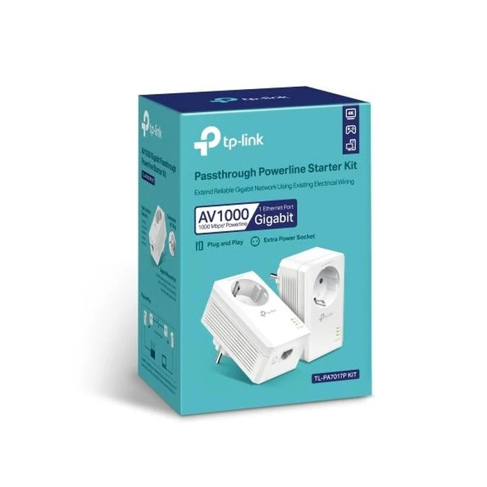 Powerline TP-Link Net Adapter 1000Mbps Tl-Pa7017P Kit