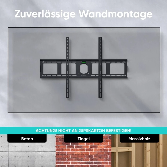 Βάση Τηλεόρασης Onkron Wall Mount 55-100" Black Uf4-B