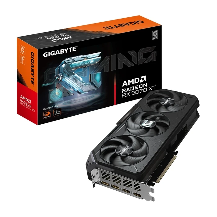 Κάρτα Γραφικών Gigabyte / Amd Radeon Rx 9070 Xt / 16 Gb / Gddr6 / 256 Bit / Pcie 5.0 16X
