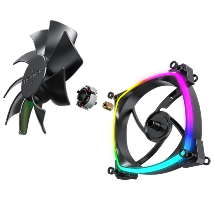 Case Fan 12cm Montech Ax120 Pwm Black 3 In 1 Montech