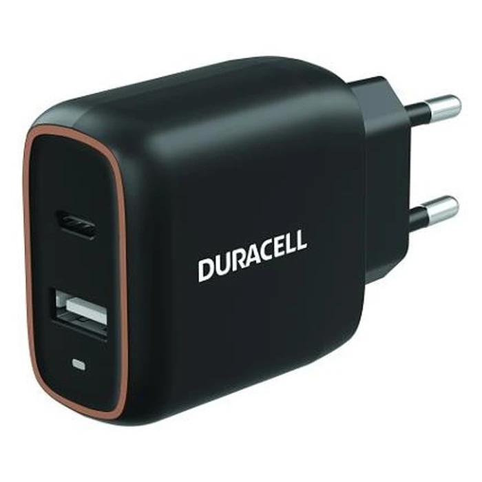 Duracell DRACUSB19-EU 20W Wall Charger USB-C + USB-A Black
