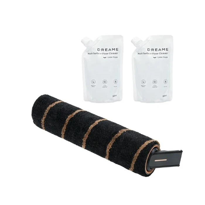 Vacuum Cleaner Accessory - DREAME VFBA: Soft Brush Roller x1 + Multi-Surface Floor Cleaner 300ml x2