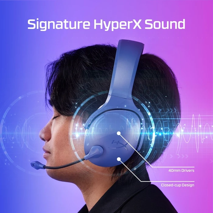 Gaming Headset Hyperx Hyperx Cloud Jet Wrl Gam Blu Am7A0Aa