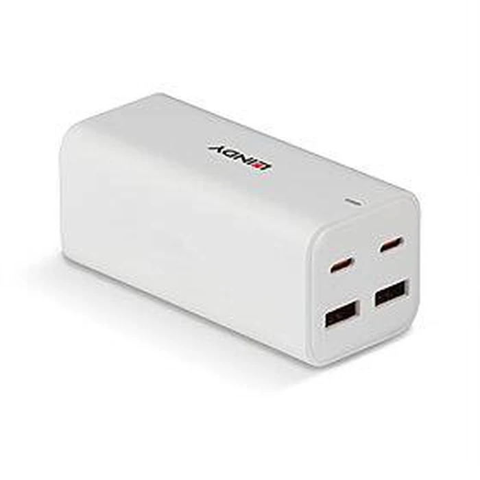 Φορτιστής Πρίζας Lindy USB 4Port 100W/73441