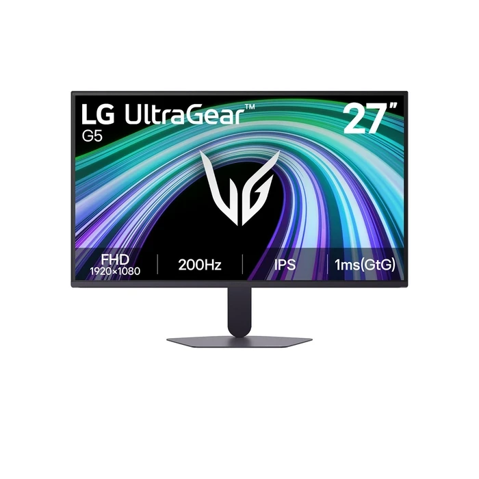 LG 27" LCD Monitor 27G523B-B - 1920x1080 Full HD IPS, 200 Hz, 1 ms (GtG), FreeSync Premium, G-SYNC Compatible, 2x HDMI, DisplayPort, VESA