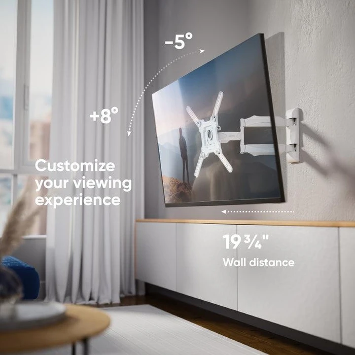 Βάση Τηλεόρασης Onkron Wall Mount 32-65" White M4-W