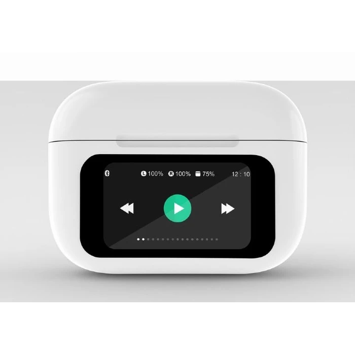 Bluetooth Handsfree Gembird White Tws-Lcd-Anc-01-W