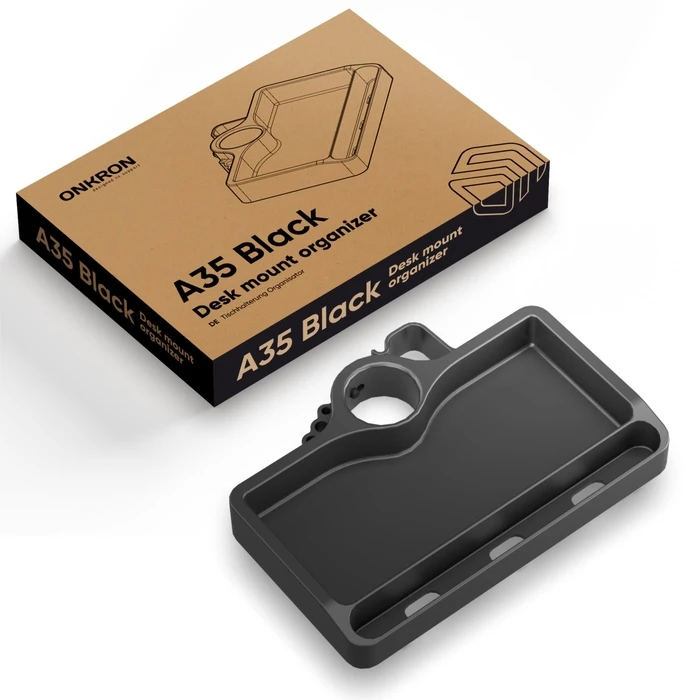 Αξεσουάρ Περιφερειακών Onkron Desk Mount Acc Organizer Black A35-B