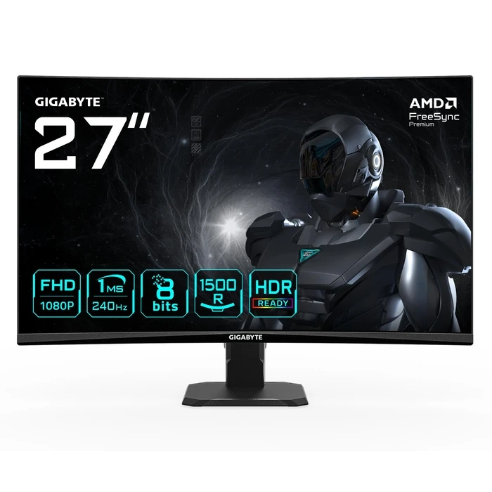 GIGABYTE GS27FC2 EK 27-inch Curved Full HD 240Hz Gaming Monitor