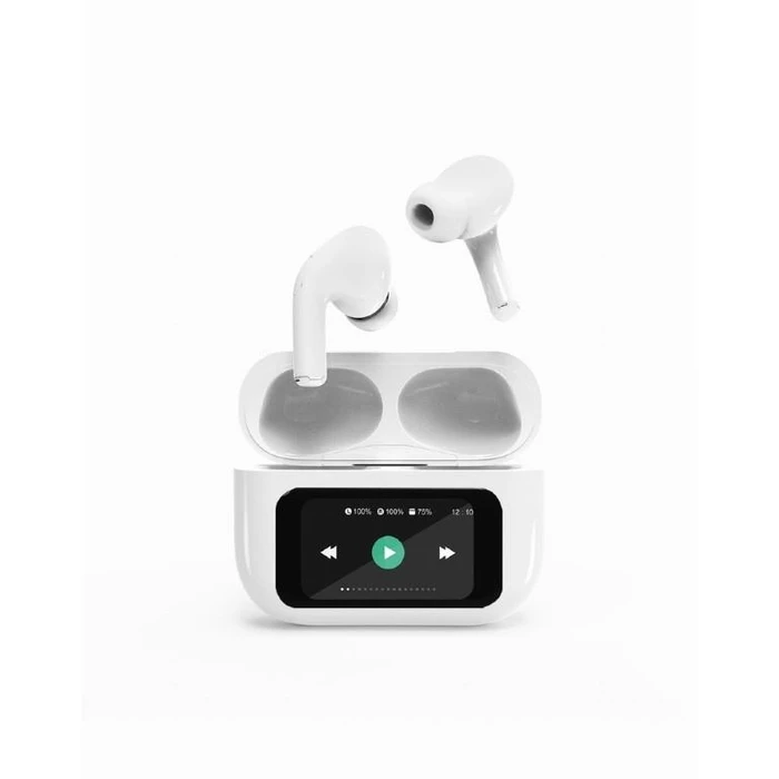 Bluetooth Handsfree Gembird White Tws-Lcd-Anc-01-W