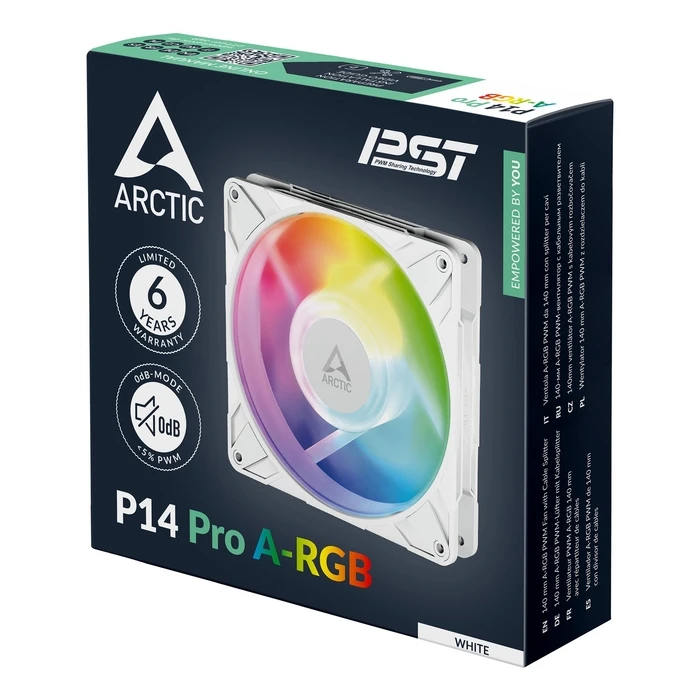Case Fan 14cm Arctic P14 Pro A-Rgb/Wht Acfan00318A