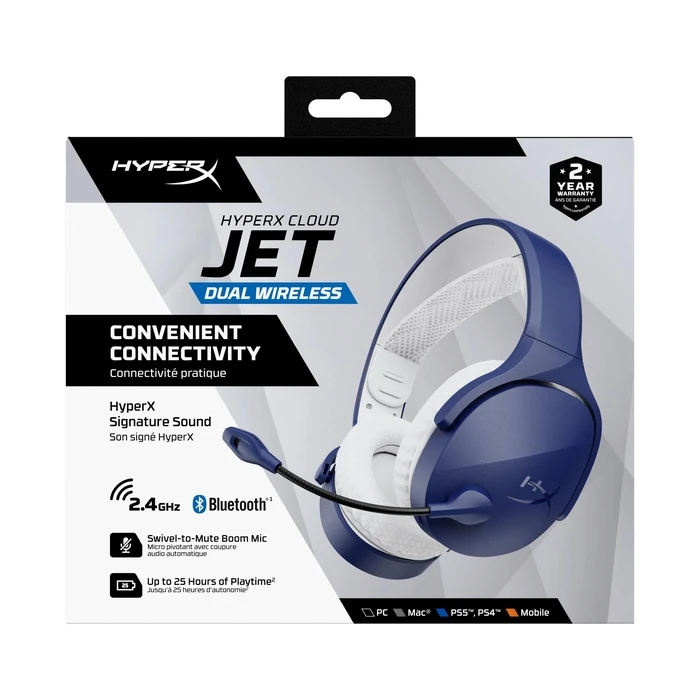 Gaming Headset Hyperx Hyperx Cloud Jet Wrl Gam Blu Am7A0Aa