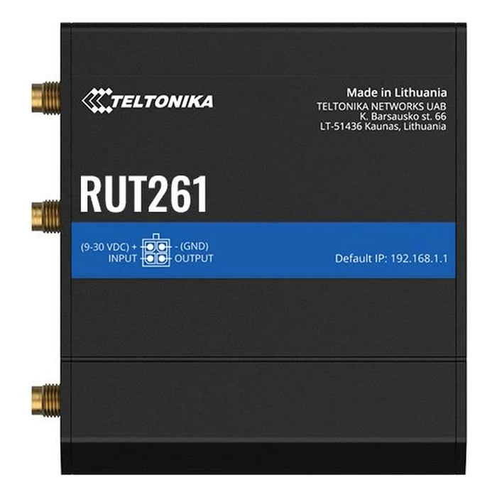 Teltonika RUT261 LTE Cat 6 Industrial Cellular Router - Black