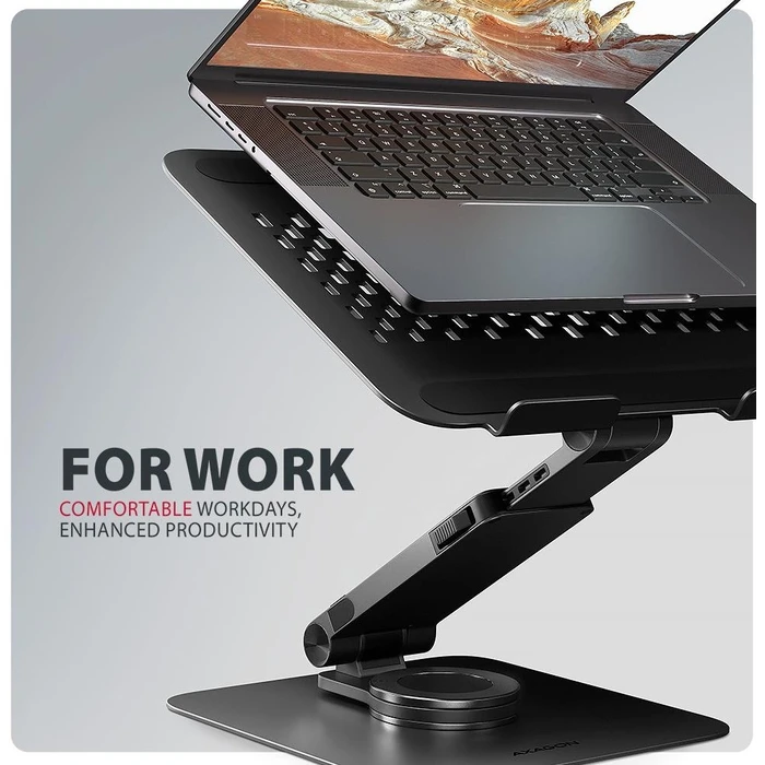 Βάση Laptop Axagon 10-17" Rotating Aluminum Stnd-Lrb