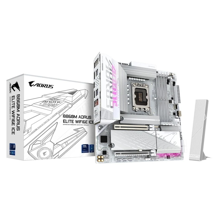 Motherboard Gigabyte Intel B860 Express Lga1851 Micro-Atx DDR5 B860Maeltwf6Eice1.0