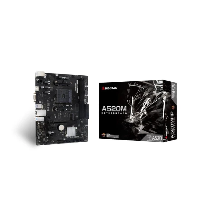Μητρική Κάρτα Biostar Amd A520 Sam4 Micro-Atx DDR4 Slots 2 2Xpci-E 3.0 1X 1Xpci-E 3.0