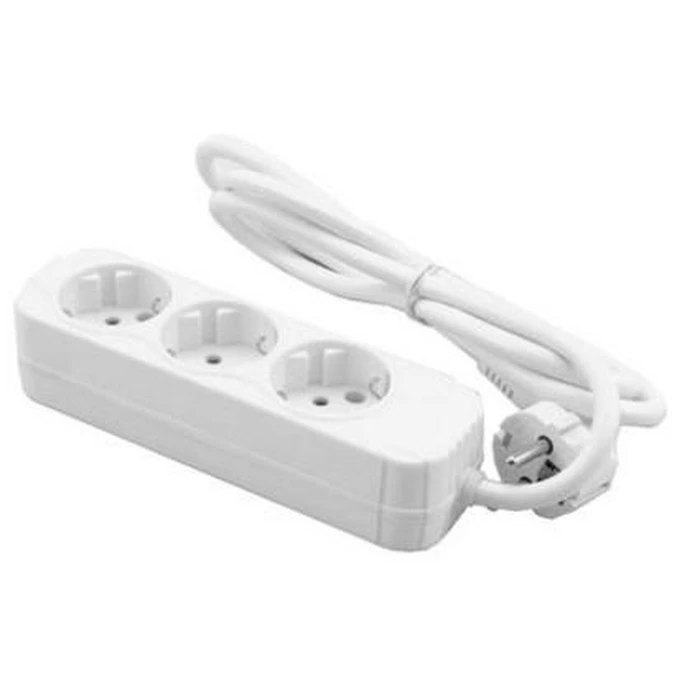 Power extension cable / Power strip, 1.4 m cable, 3 AC outlets (Type F) - Mediarange MRCS201